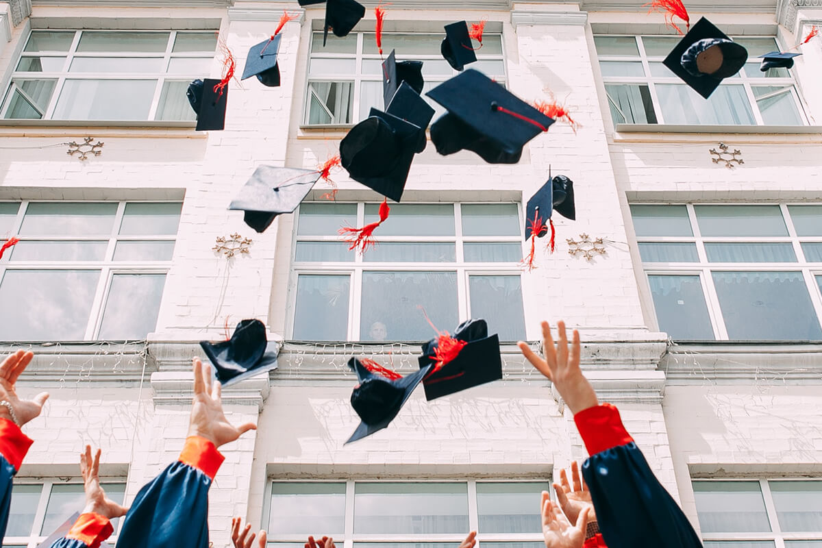 High School Graduation Rates background image